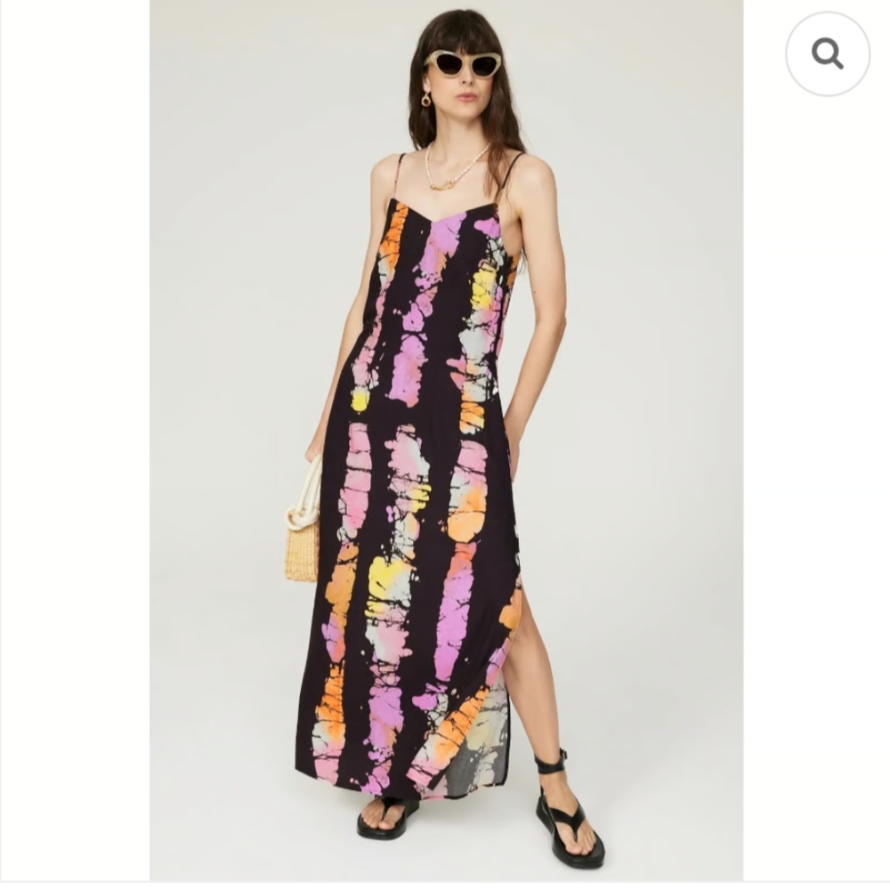 BUSAYO Maxi Tie Dye Dress sz Xs